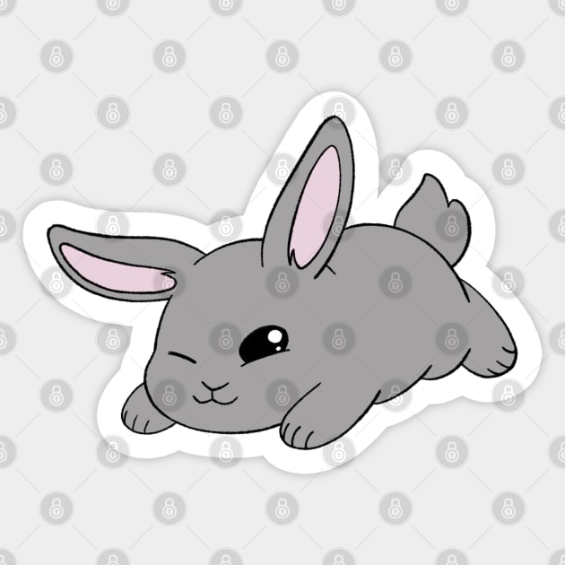 Happy Bun Sticker by Firestorm Fox